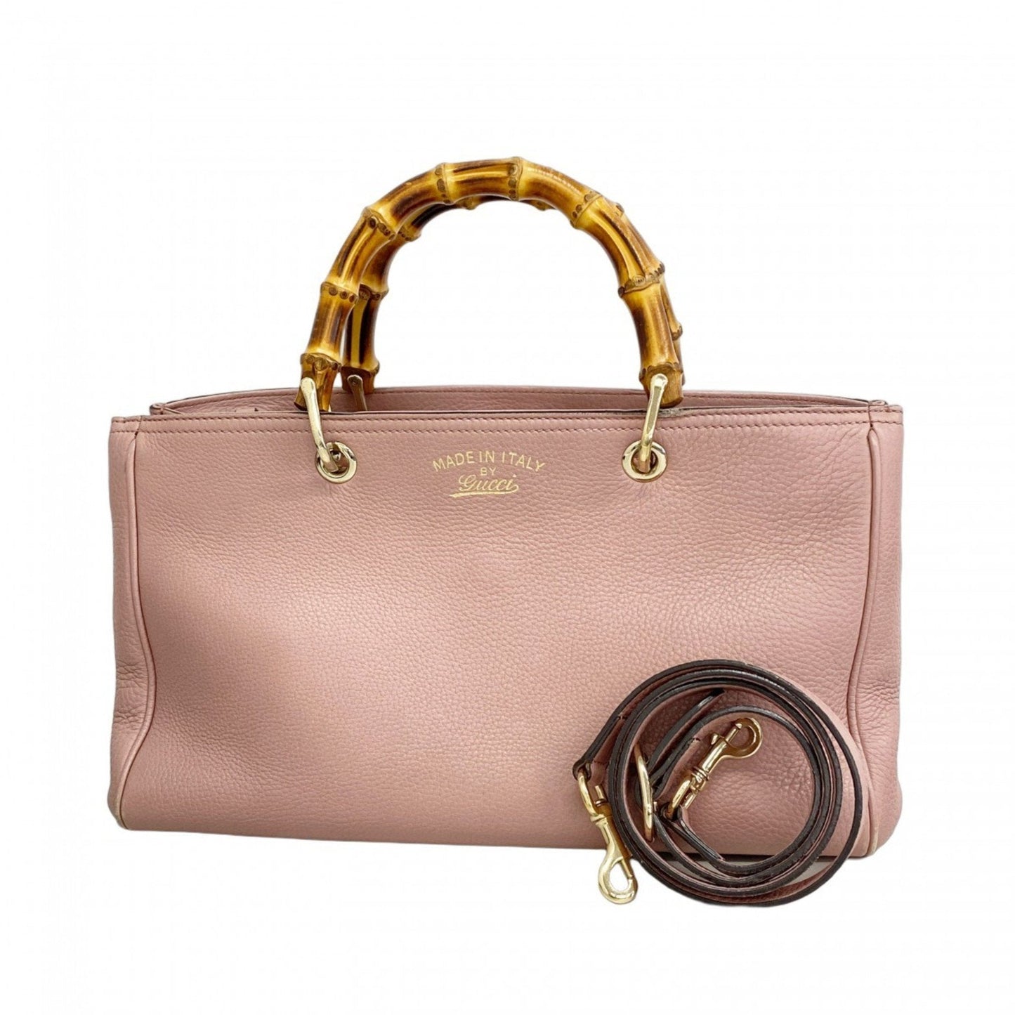 Gucci Pink Leather Handbag