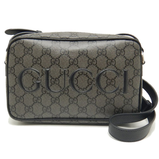 Gucci Black Gg Supreme Canvas Shoulder Bag