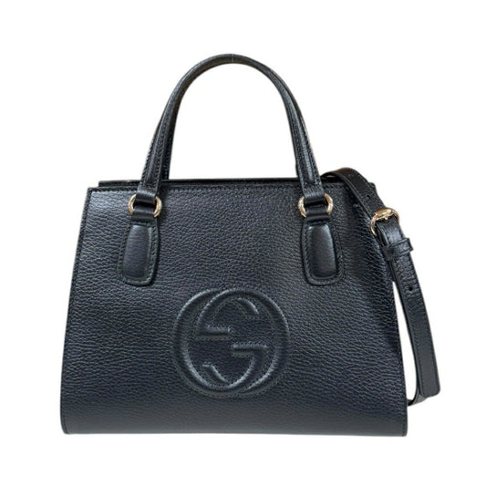 Gucci Soho Black Leather Shoulder Bag