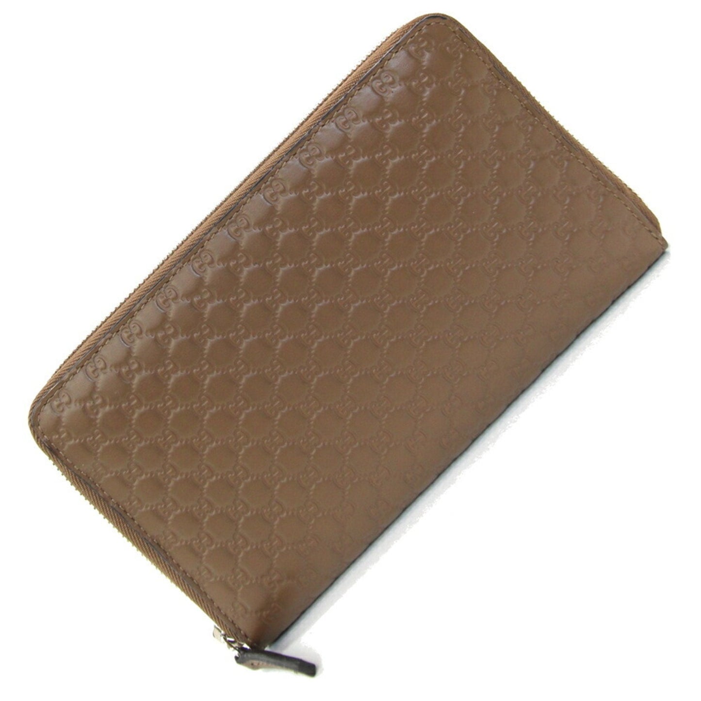 Gucci Brown Leather Long Wallet (Bi-Fold)