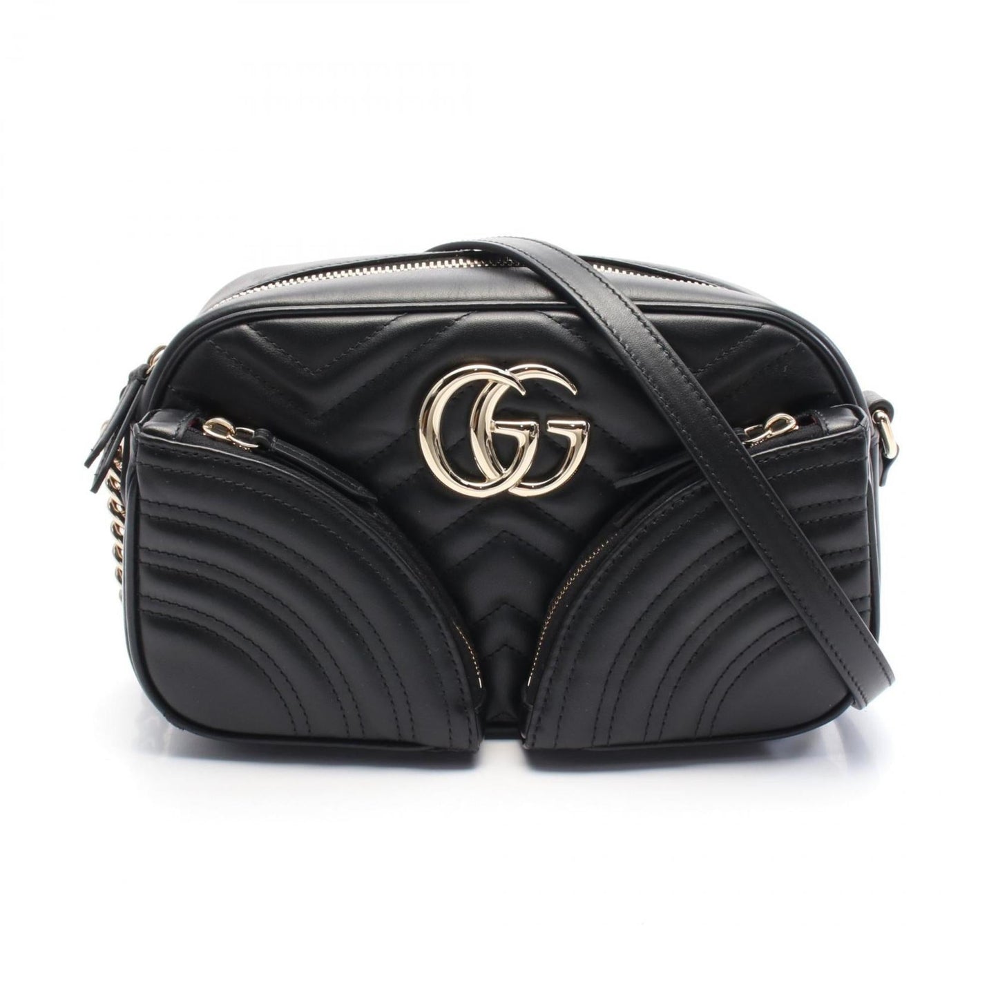 Gucci Black Leather Shoulder Bag
