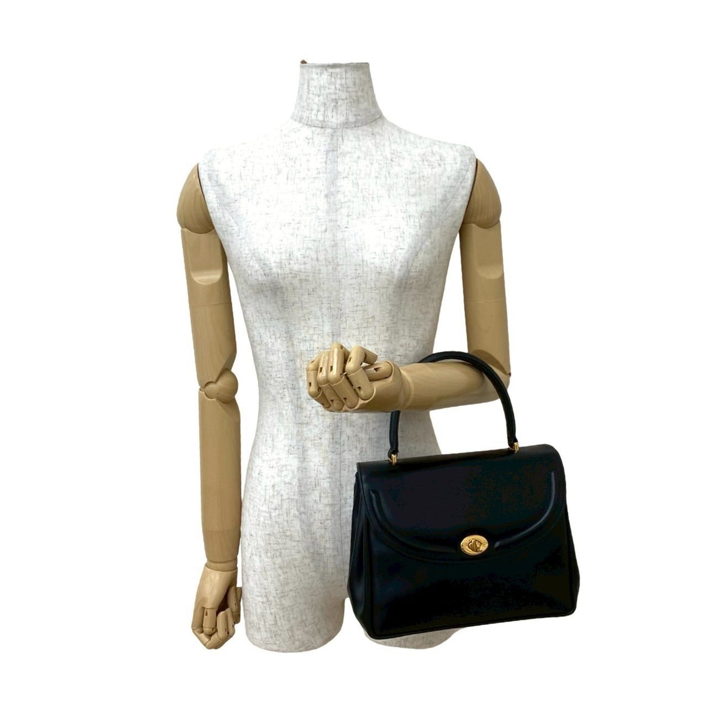 Gucci Black Leather Handbag