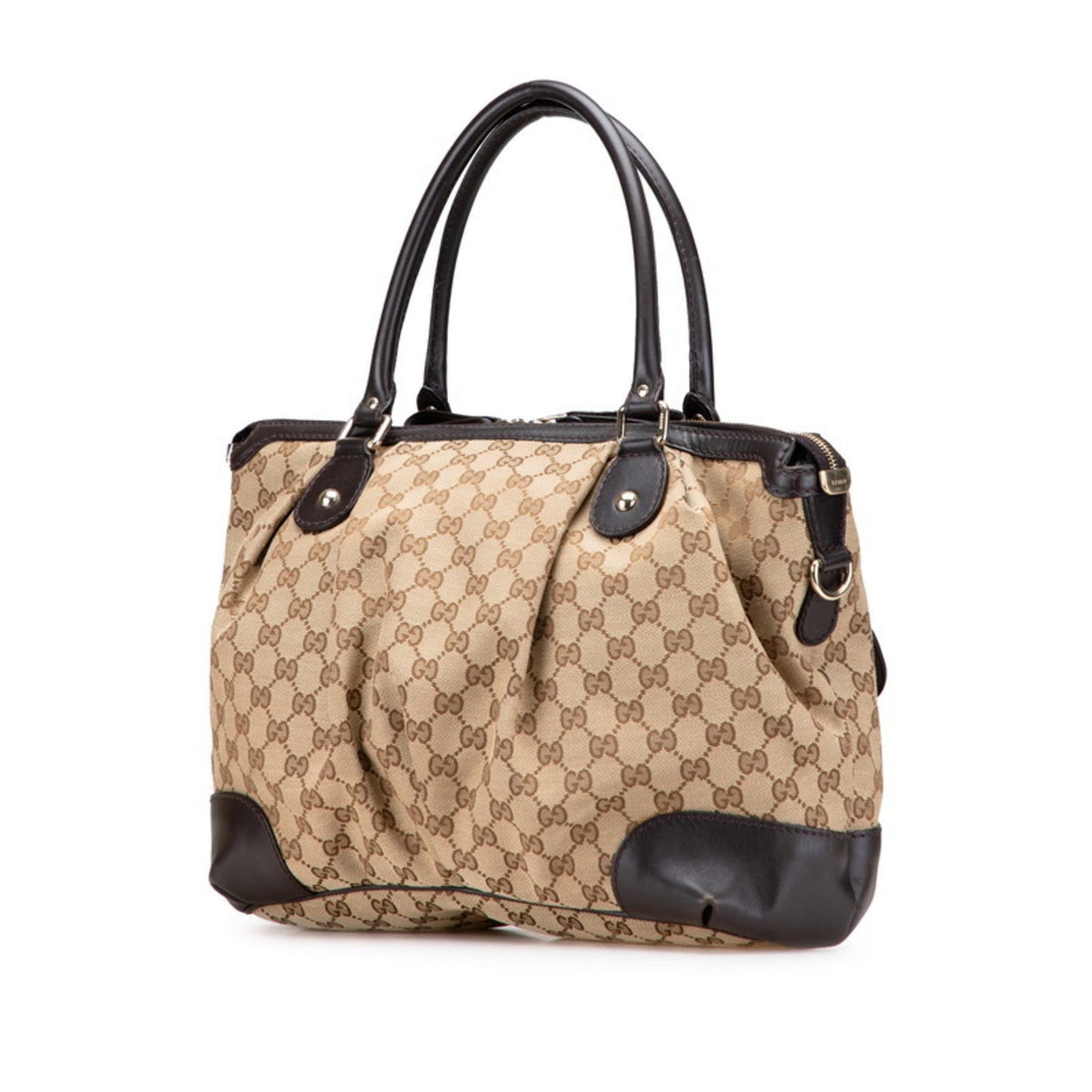 Gucci Gg Canvas Beige Brown Gg Canvas Shoulder Bag Tote Bag