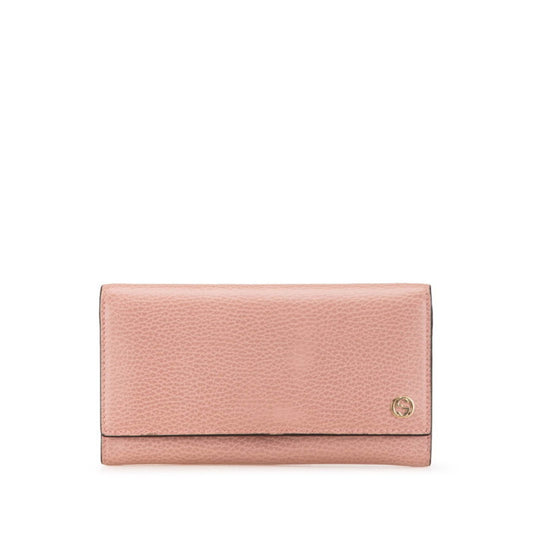 Gucci Pink Leather Coin Purse/Coin Case