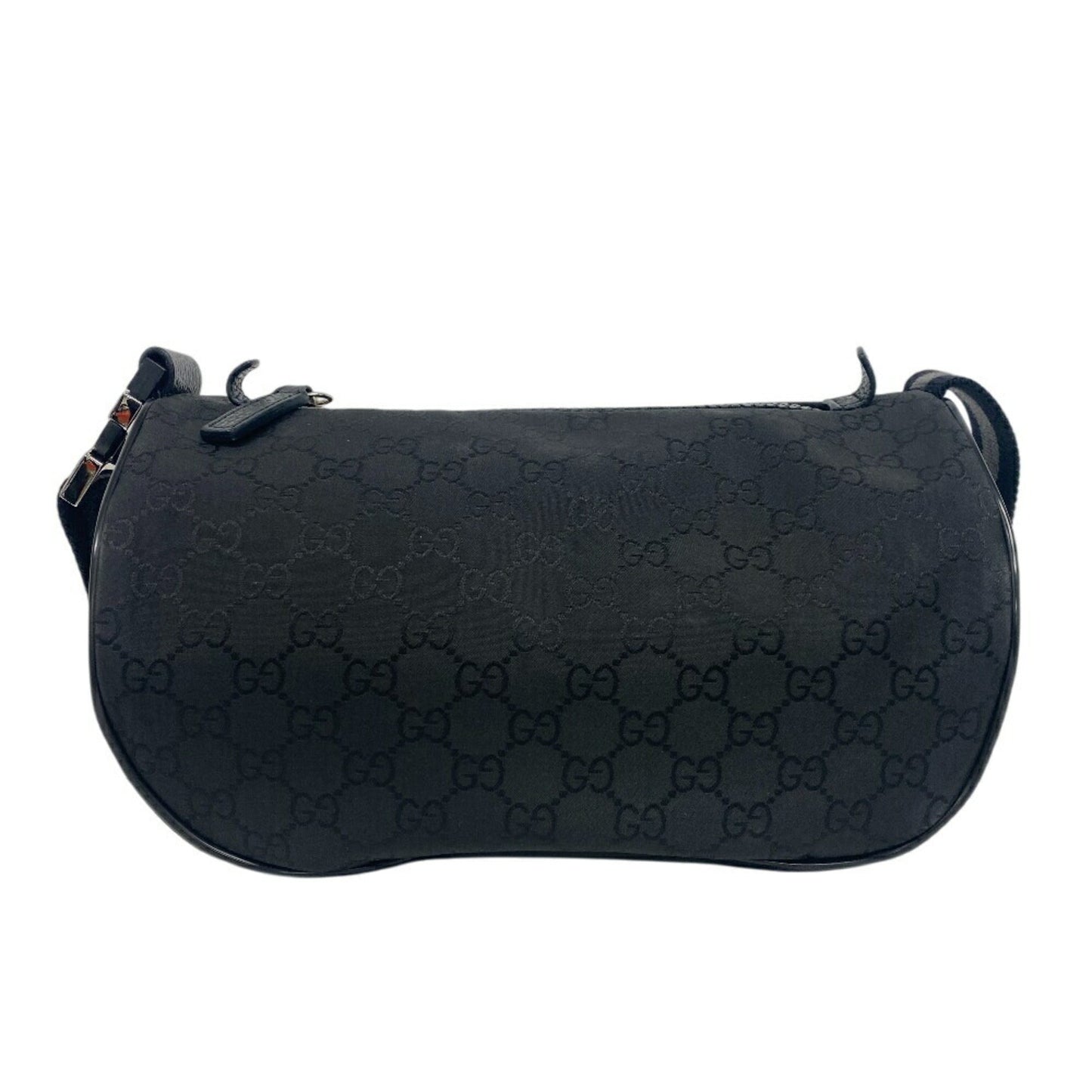 Gucci Black Nylon Leather Sling Bag