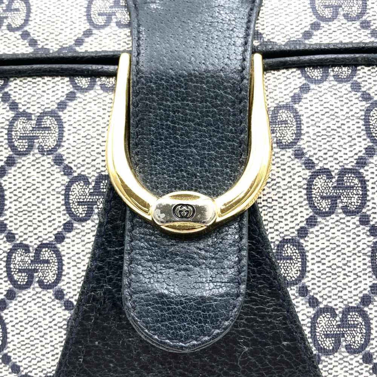 Gucci Navy Gg Supreme Shoulder Bag