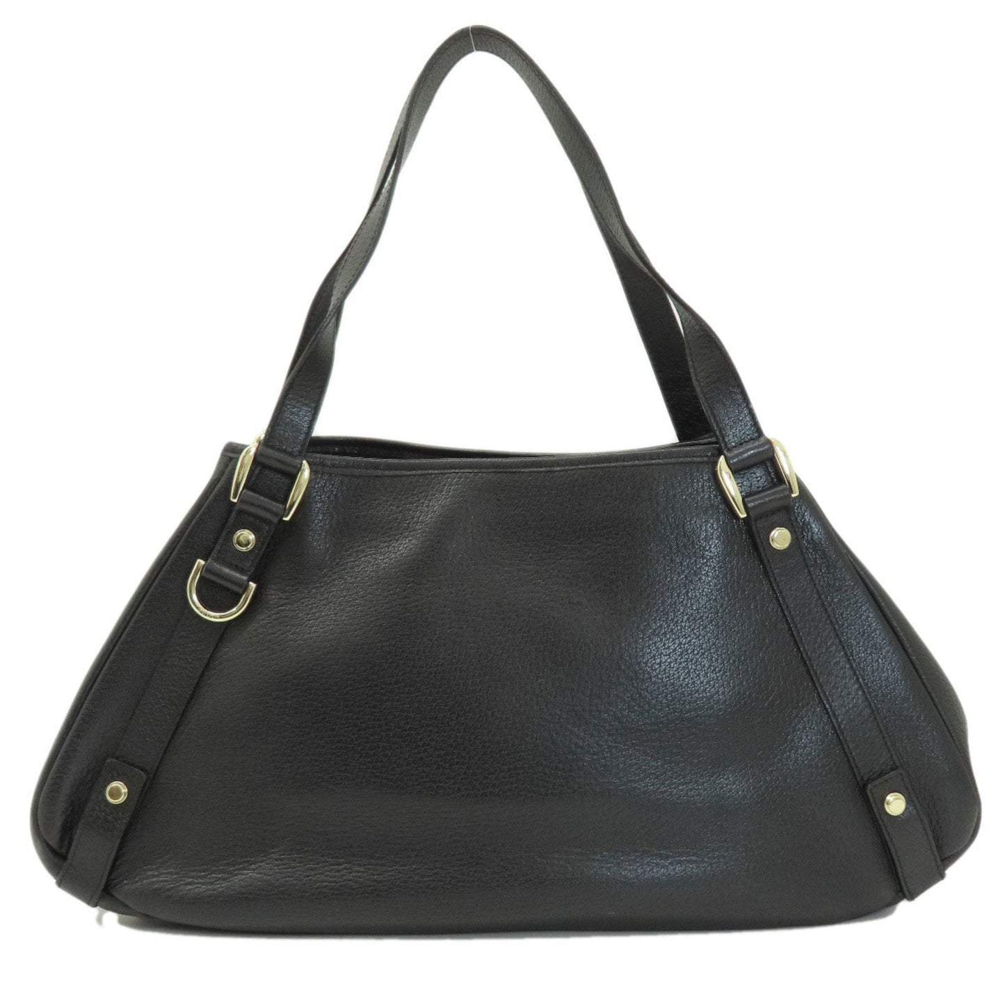 Gucci Black Leather Tote Bag