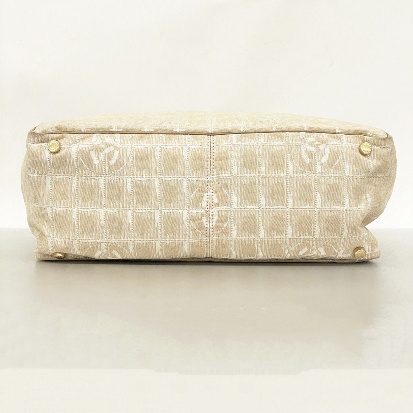 Chanel Beige Nylon Tote Bag