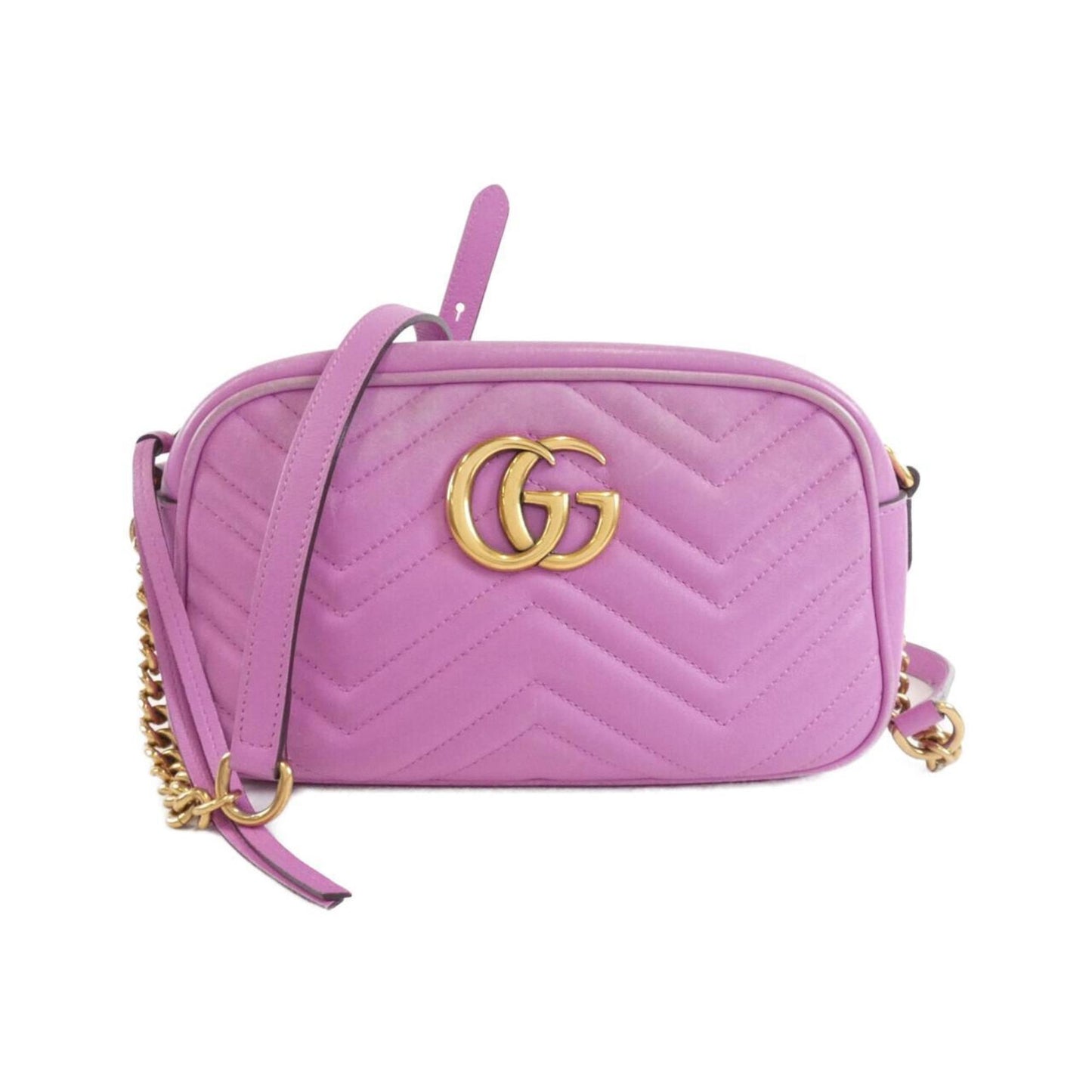 Gucci Pink Leather Shoulder Bag