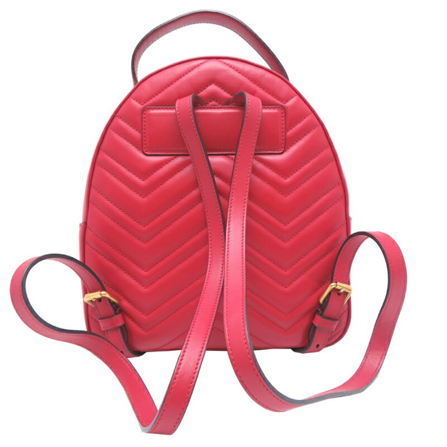 Gucci Red Color Leather Backpack