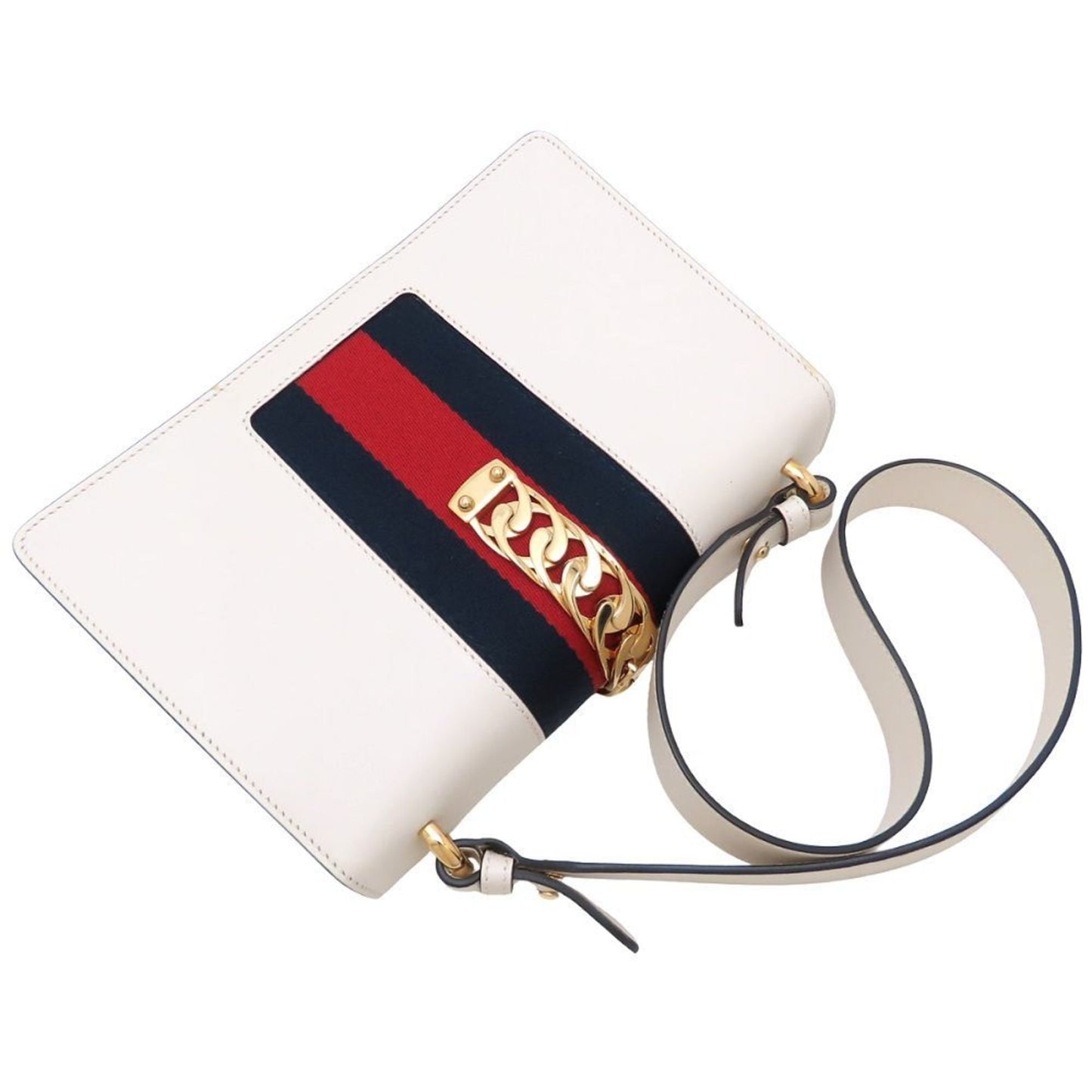 Gucci Ivory Leather Shoulder Bag