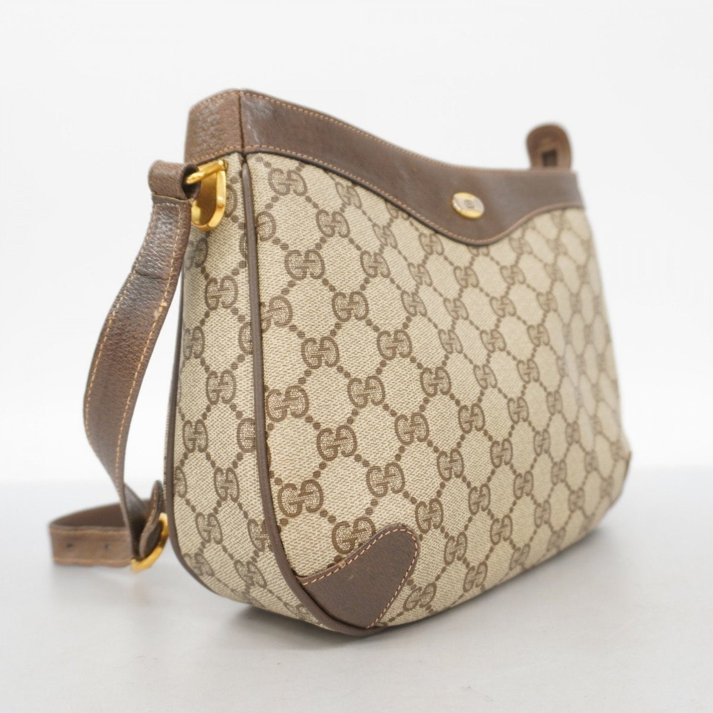 Gucci Brown Pvc Shoulder Bag