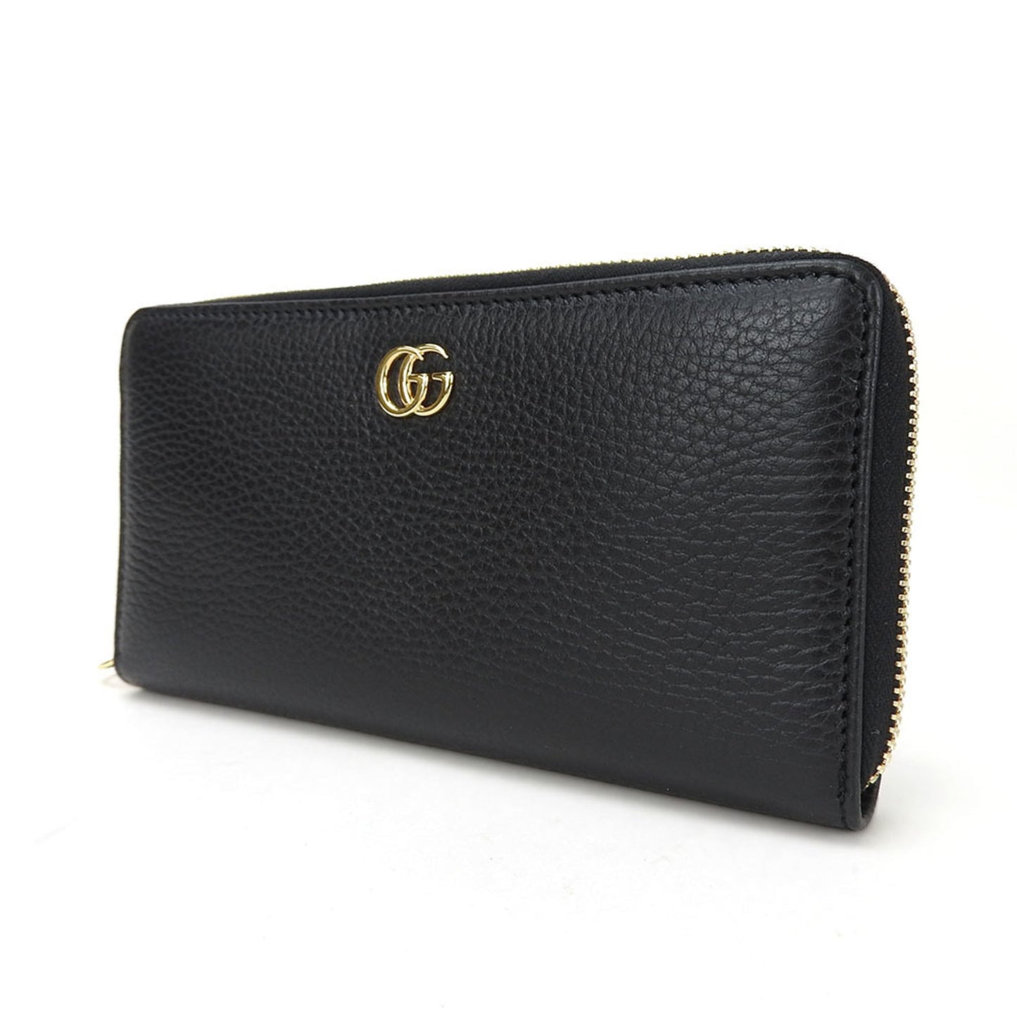 Gucci Black Leather Long Wallet (Bi-Fold)