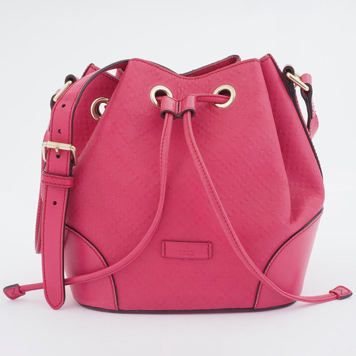 Gucci Pink Leather Shoulder Bag