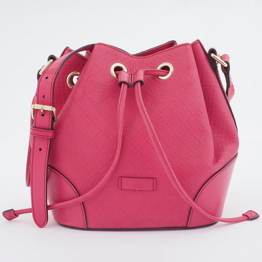 Gucci Pink Leather Shoulder Bag