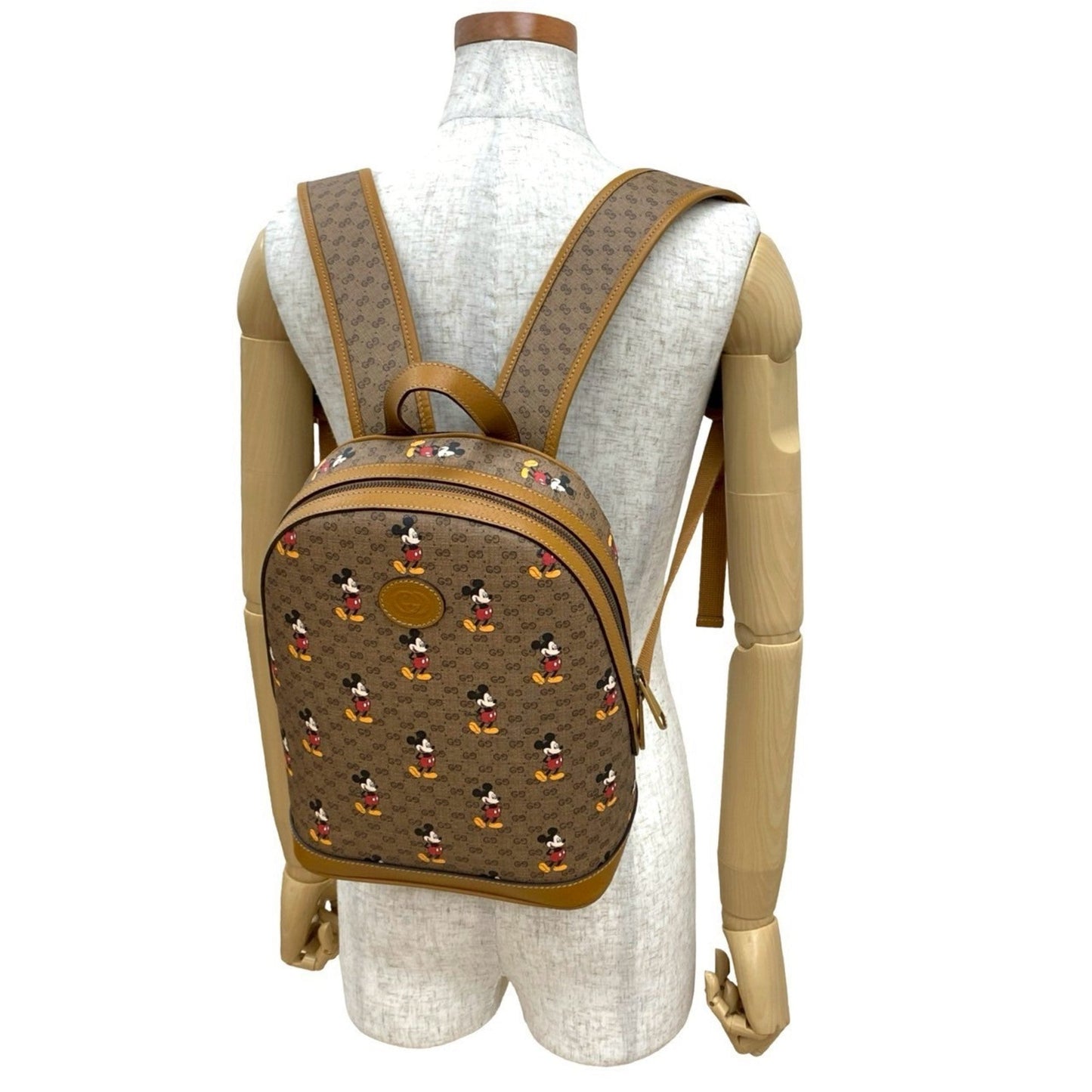 Gucci Brown Leather Backpack
