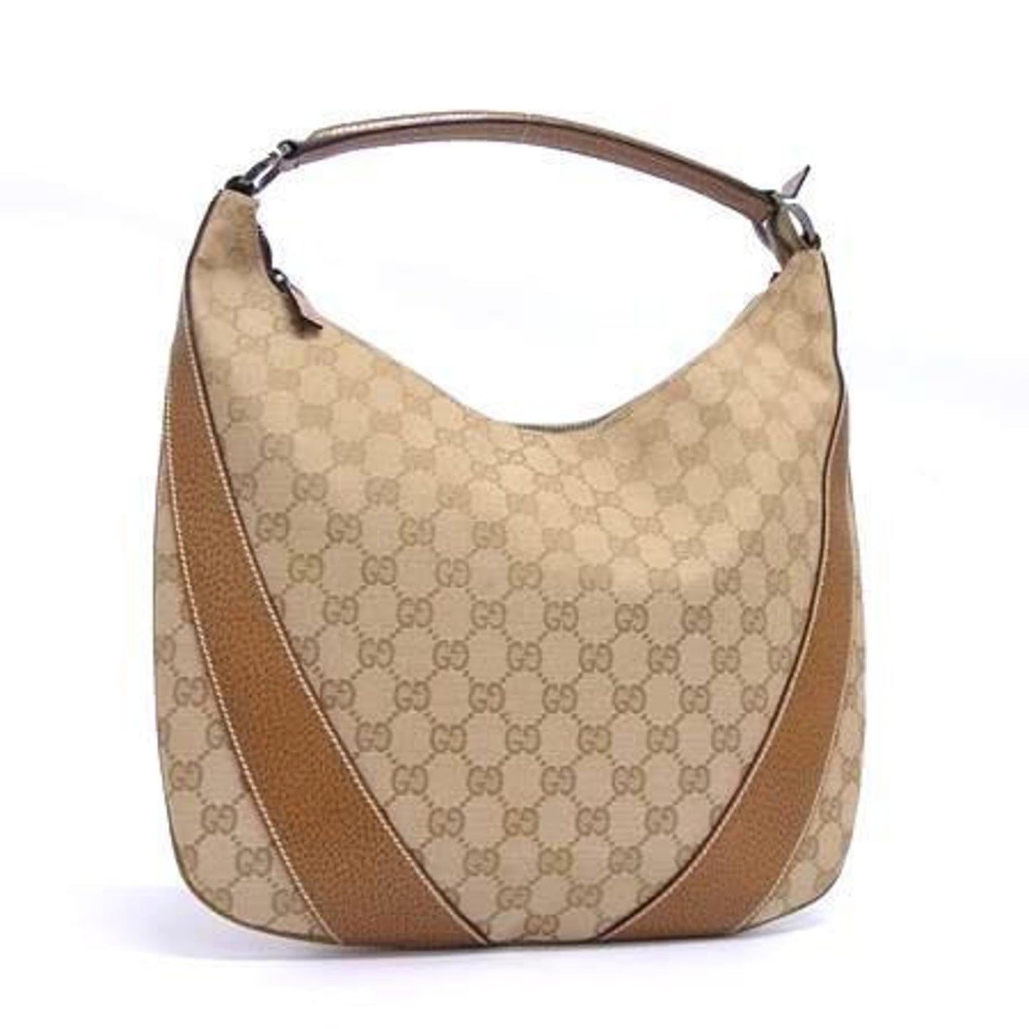 Gucci Brown Gg Canvas Handbag Shoulder Bag Tote Bag