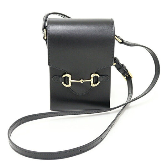 Gucci Black Leather Shoulder Bag