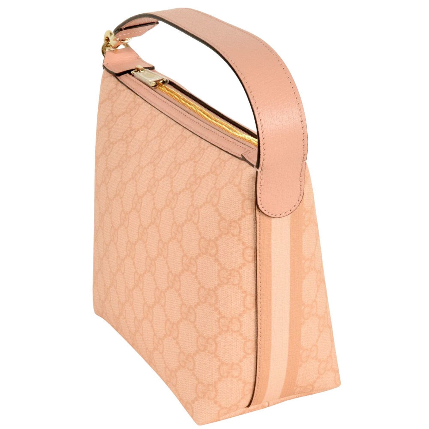 Gucci Pink Gg Supreme Shoulder Bag