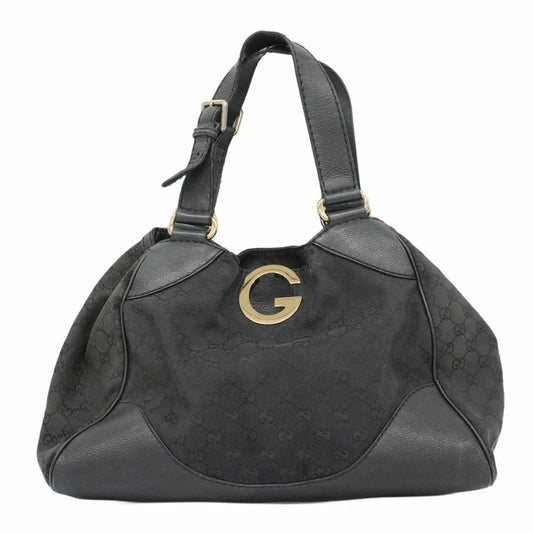 Gucci Black Canvas Handbag