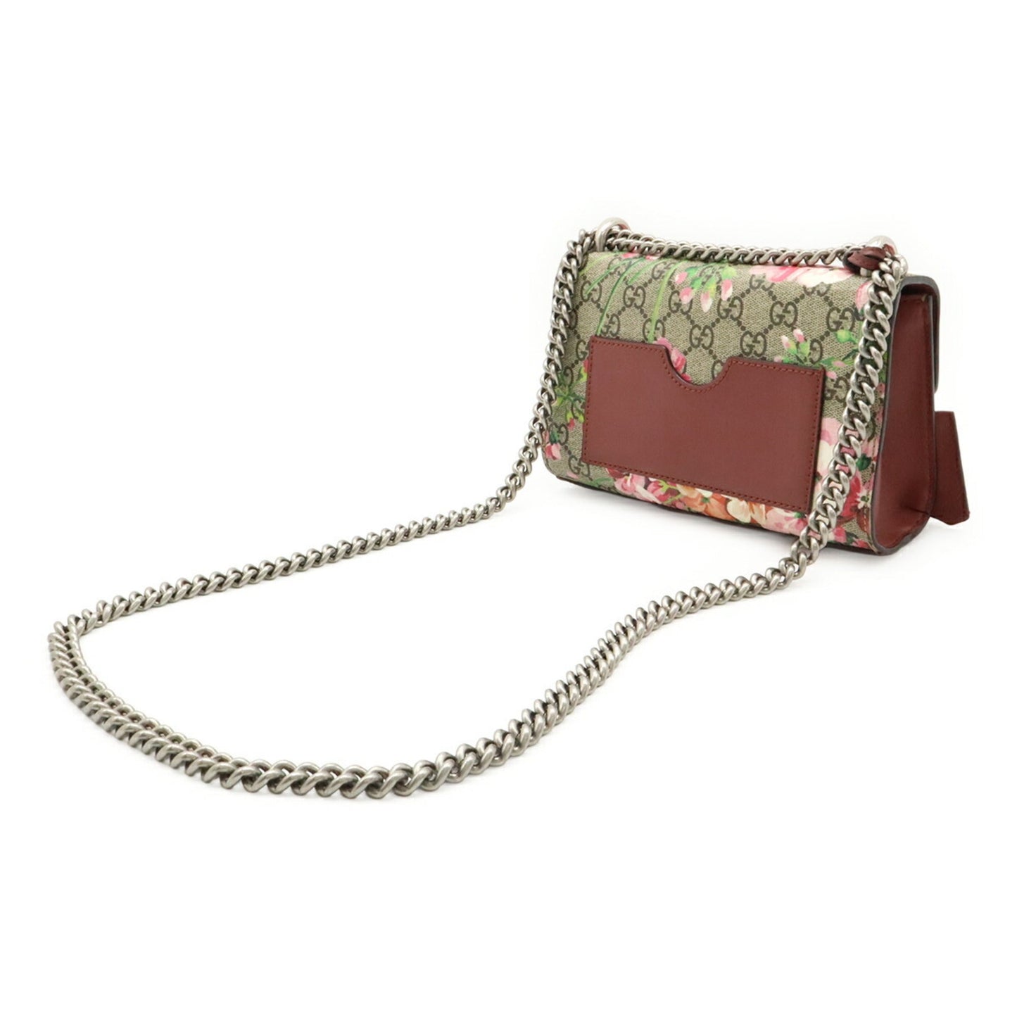 Gucci Beige Multi-Color Pink Pvc Leather Shoulder Bag