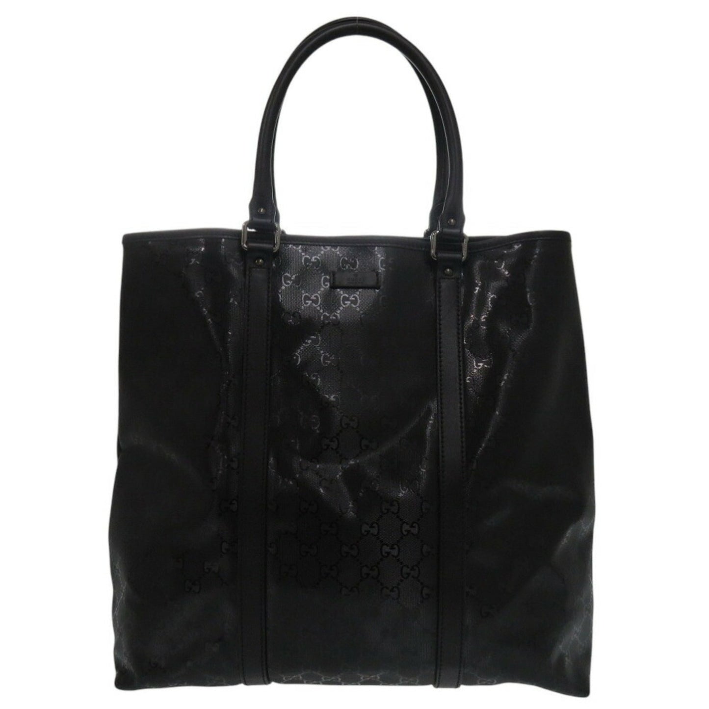 Gucci Black Pvc Tote Bag