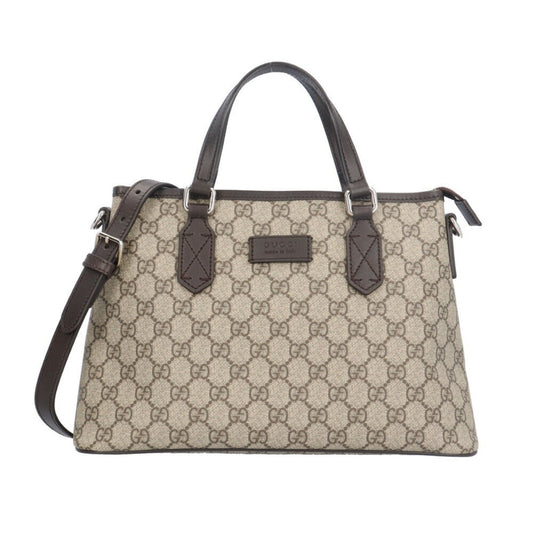 Gucci Beige Brown Gg Supreme Shoulder Bag