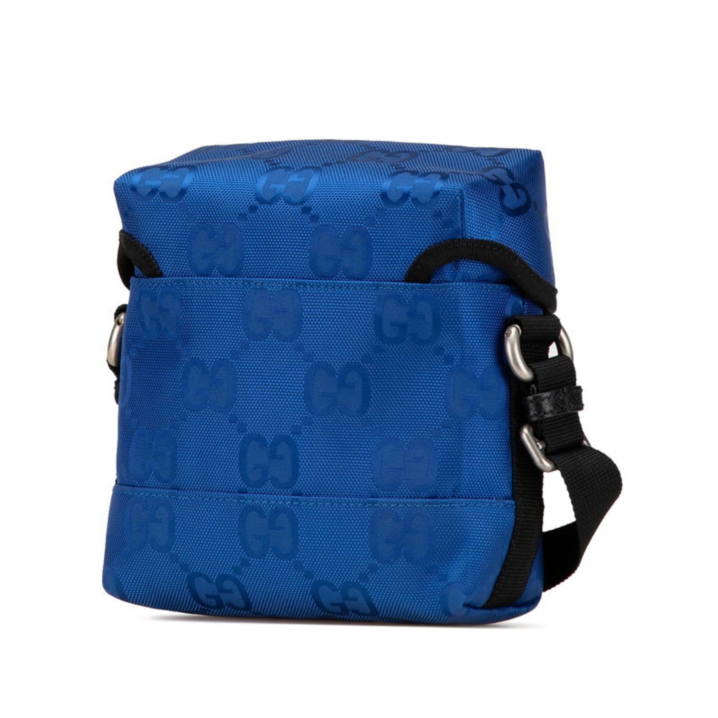Gucci Black Blue Nylon Shoulder Bag