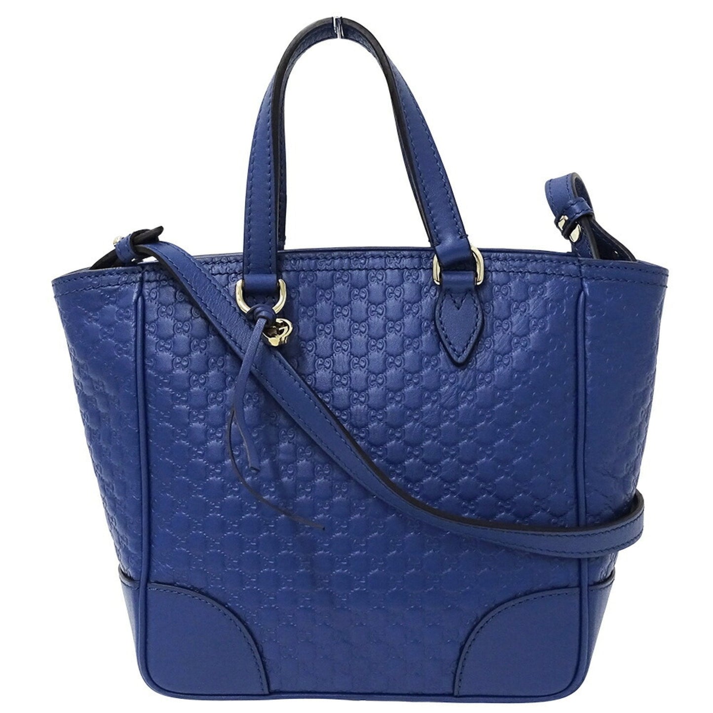 Gucci Blue Leather Handbag Shoulder Bag