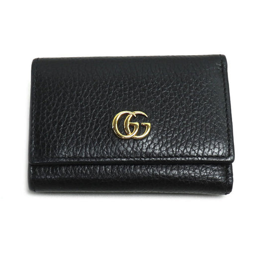 Gucci Black Leather Wallet (Tri-Fold)