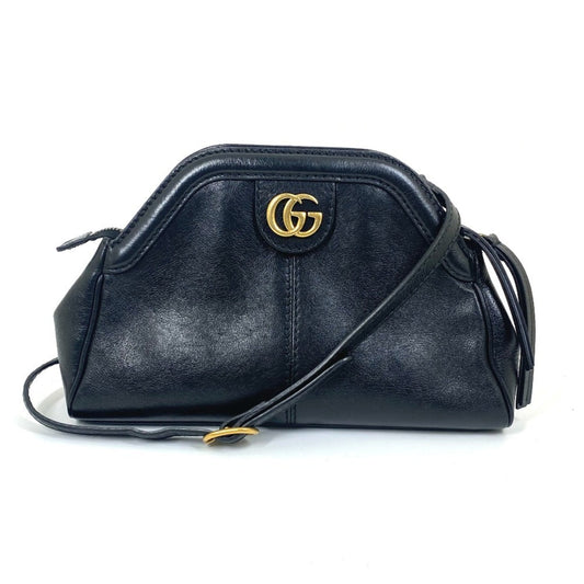 Gucci Black Leather Clutch Bag Shoulder Bag