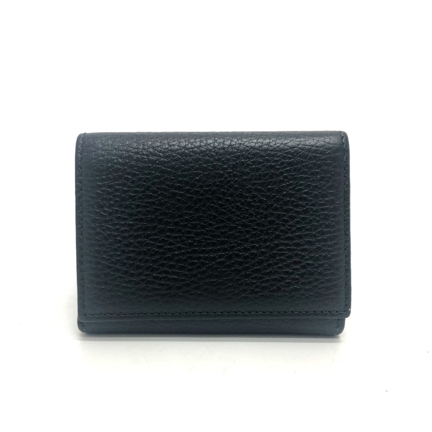 Gucci Black Leather Wallet (Tri-Fold)