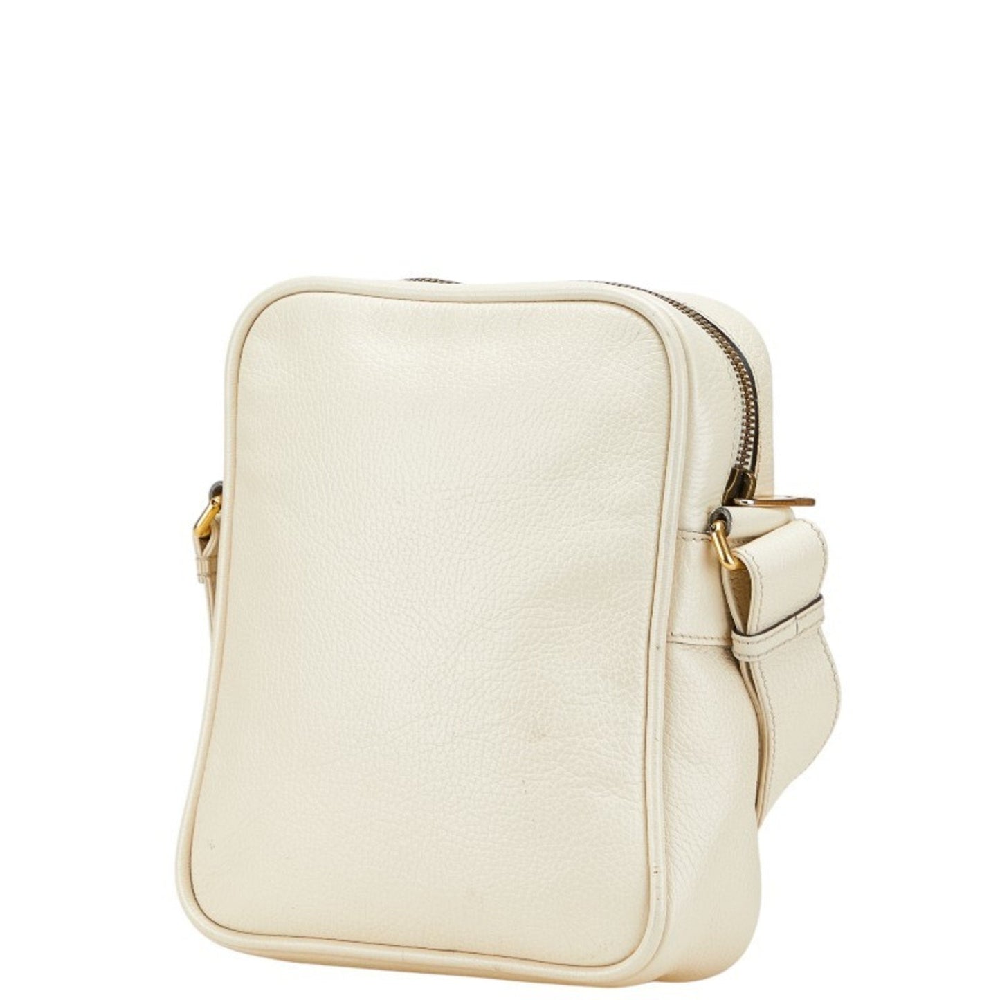 Gucci Multi-Color White Leather Messenger Bag Shoulder Bag