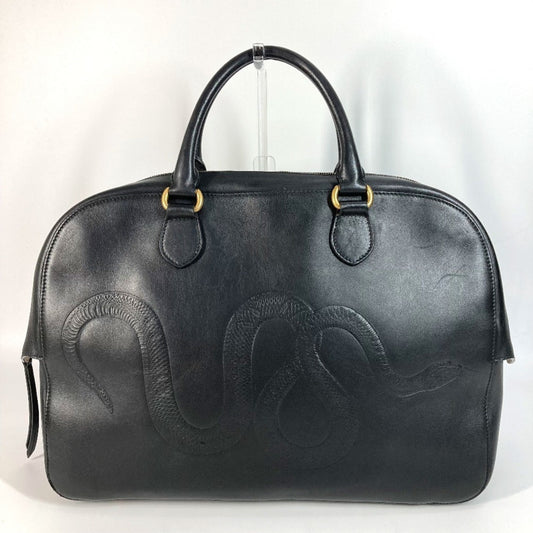 Gucci Black Leather Boston Bag Shoulder Bag