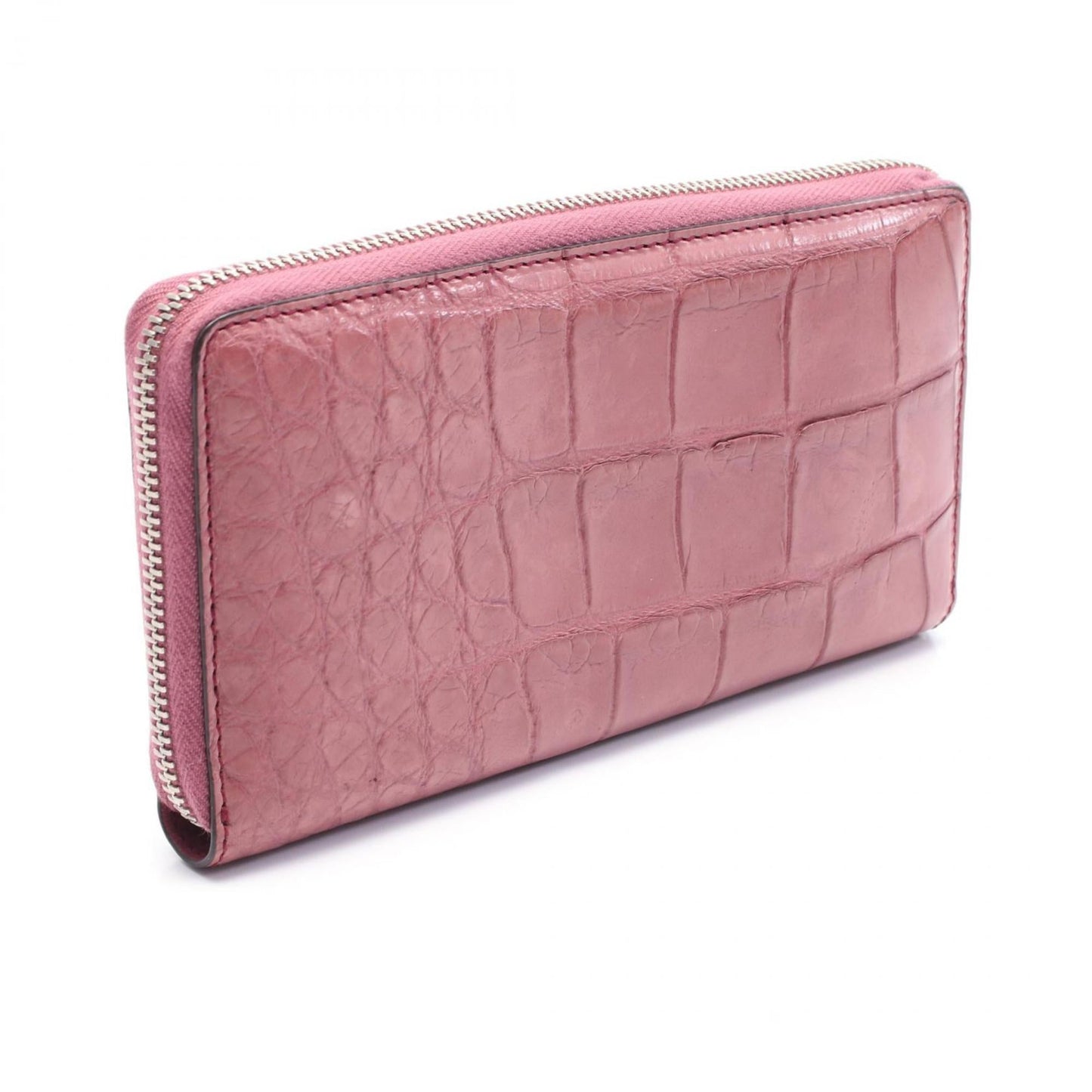 Gucci Pink Leather Long Wallet (Bi-Fold)