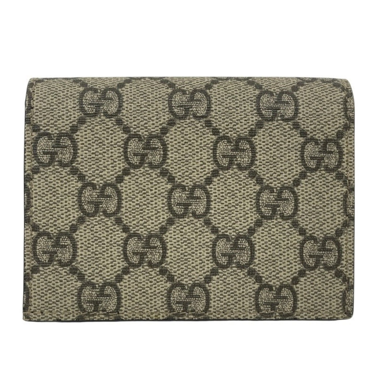Gucci Beige Gg Supreme Wallet (Bi-Fold)