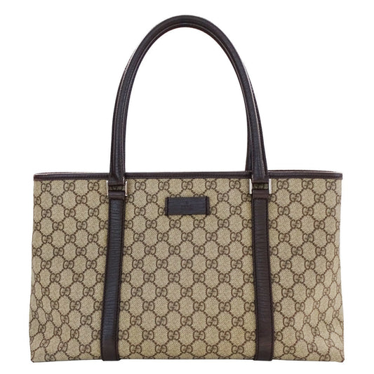 Gucci Beige Brown Tote Bag
