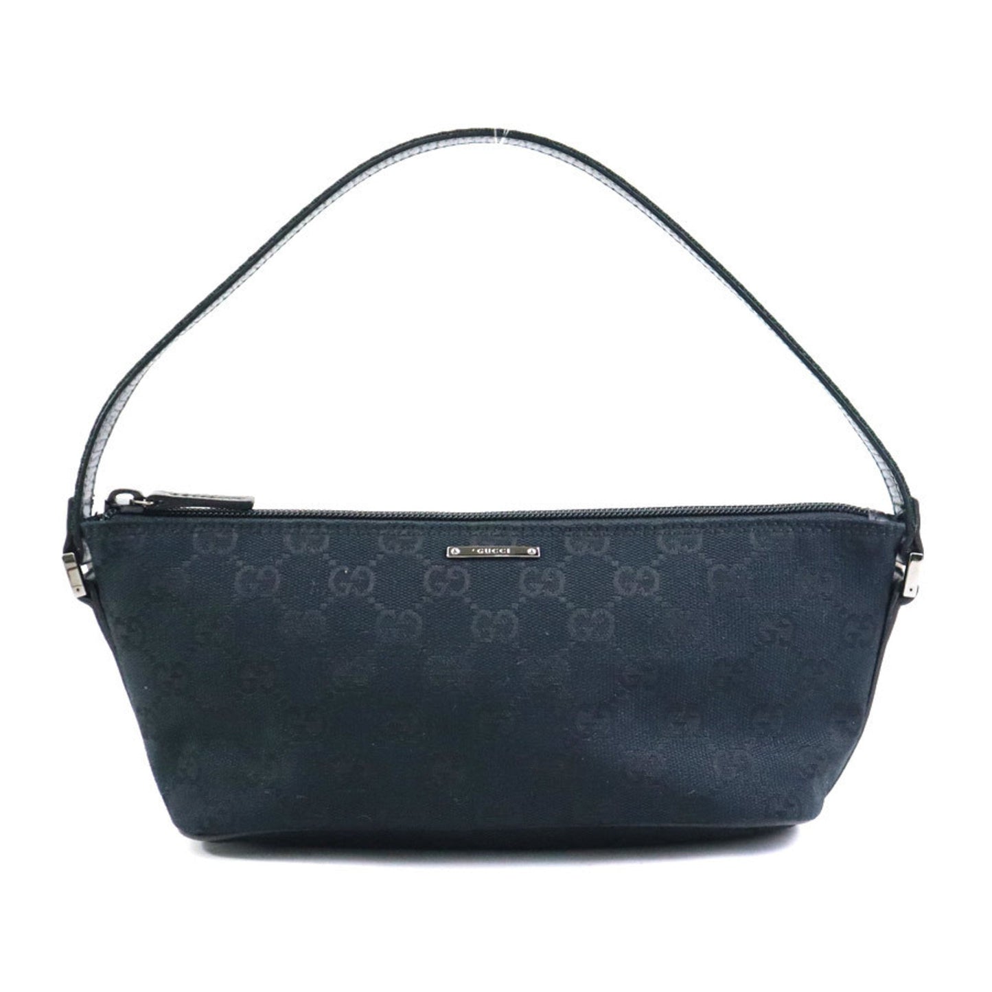 Gucci Black Green Red Color Gg Canvas Handbag