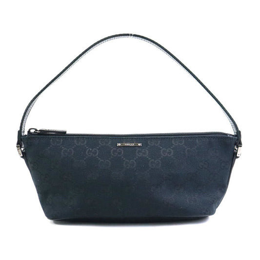 Gucci Black Green Red Color Gg Canvas Handbag