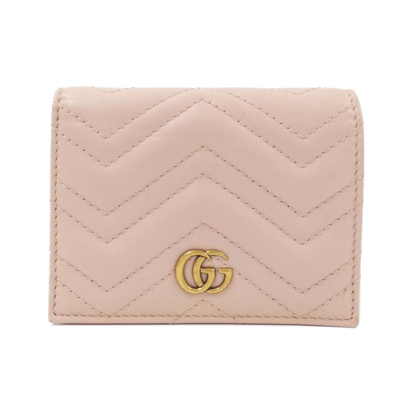 Gucci Light Pink Leather Wallet (Bi-Fold)
