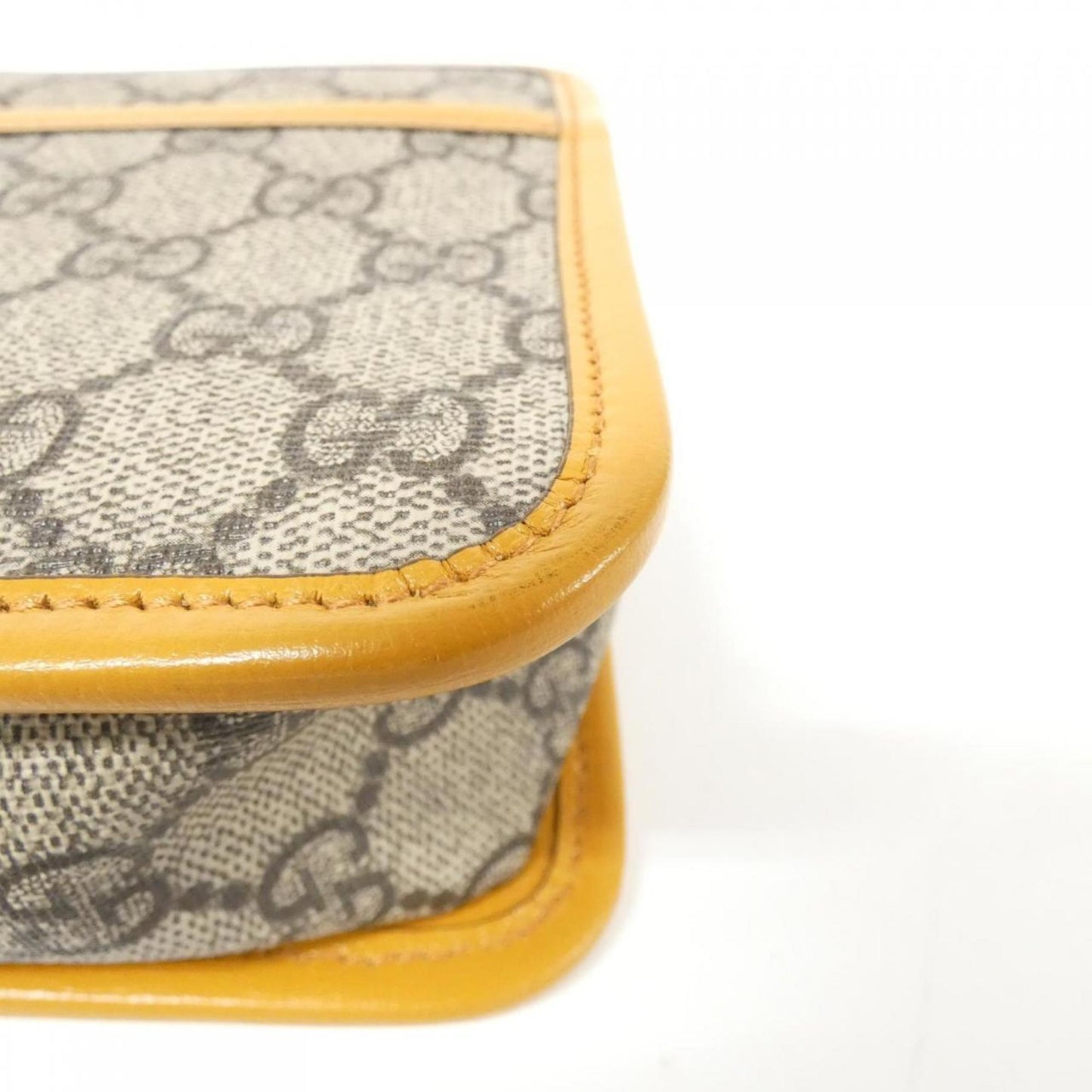 Gucci Beige Yellow Gg Supreme Handbag