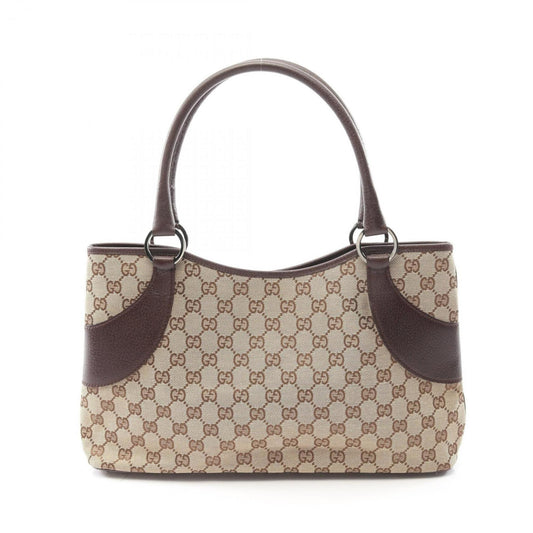 Gucci Gg Canvas Beige Brown Gg Canvas Tote Bag