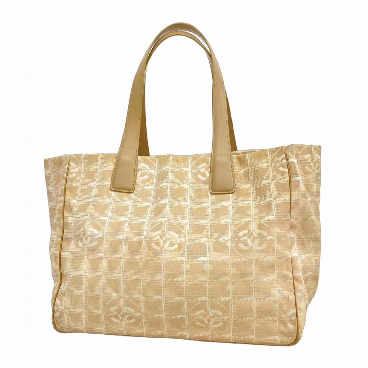 Chanel Beige Nylon Tote Bag