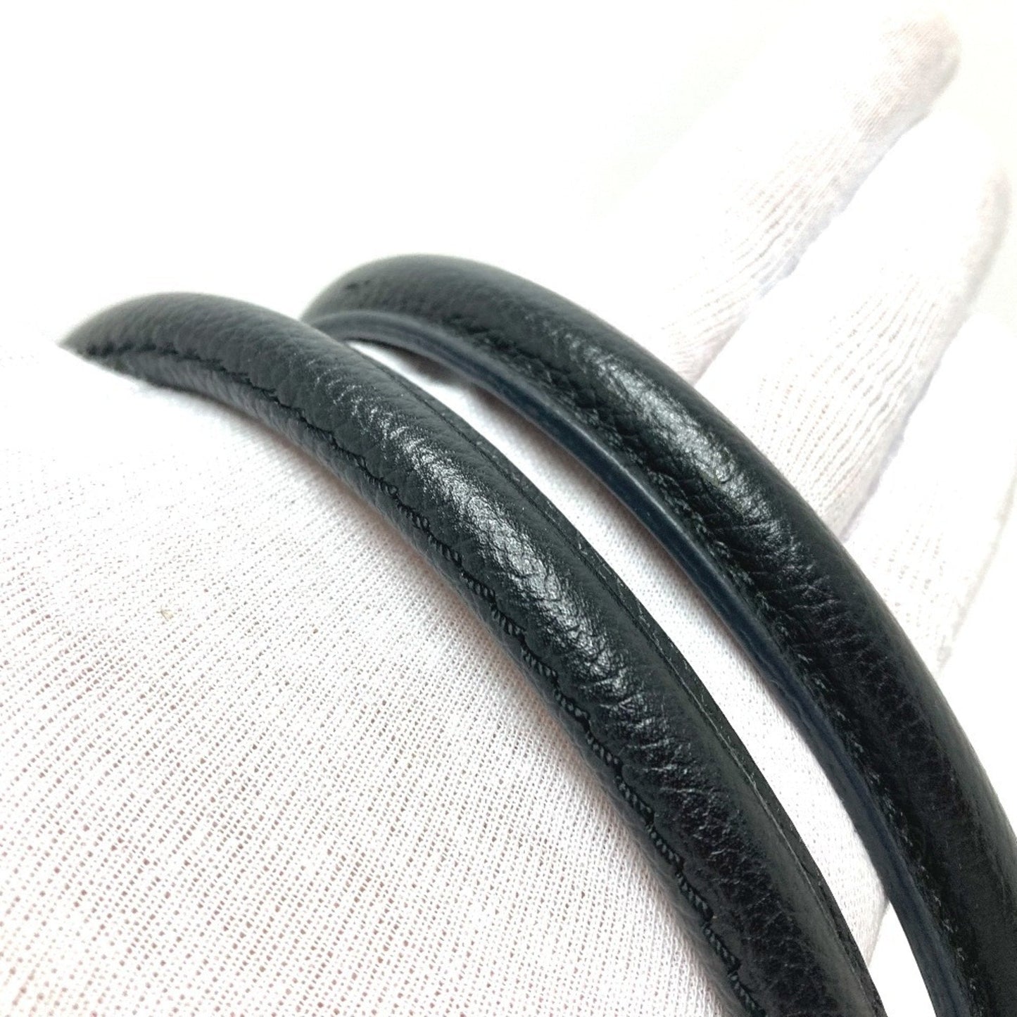 Chanel Black Leather Handbag Tote Bag