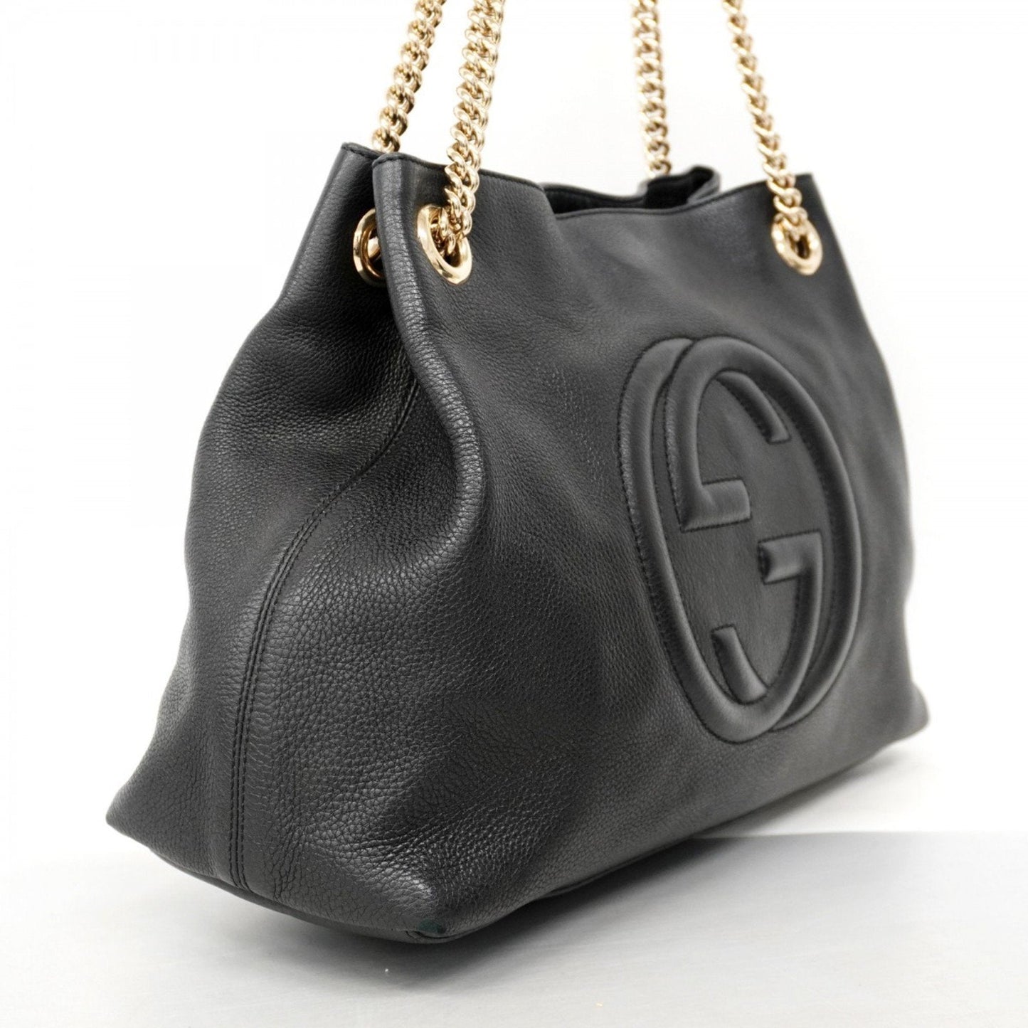 Gucci Black Leather Shoulder Bag