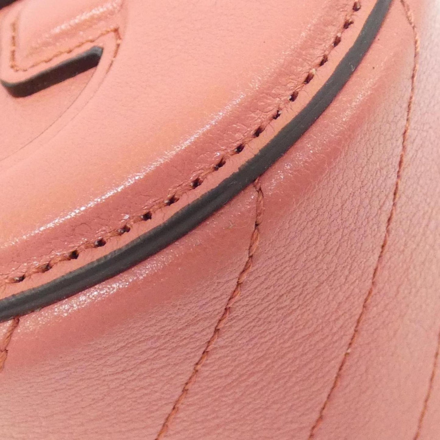 Gucci Pink Leather Shoulder Bag