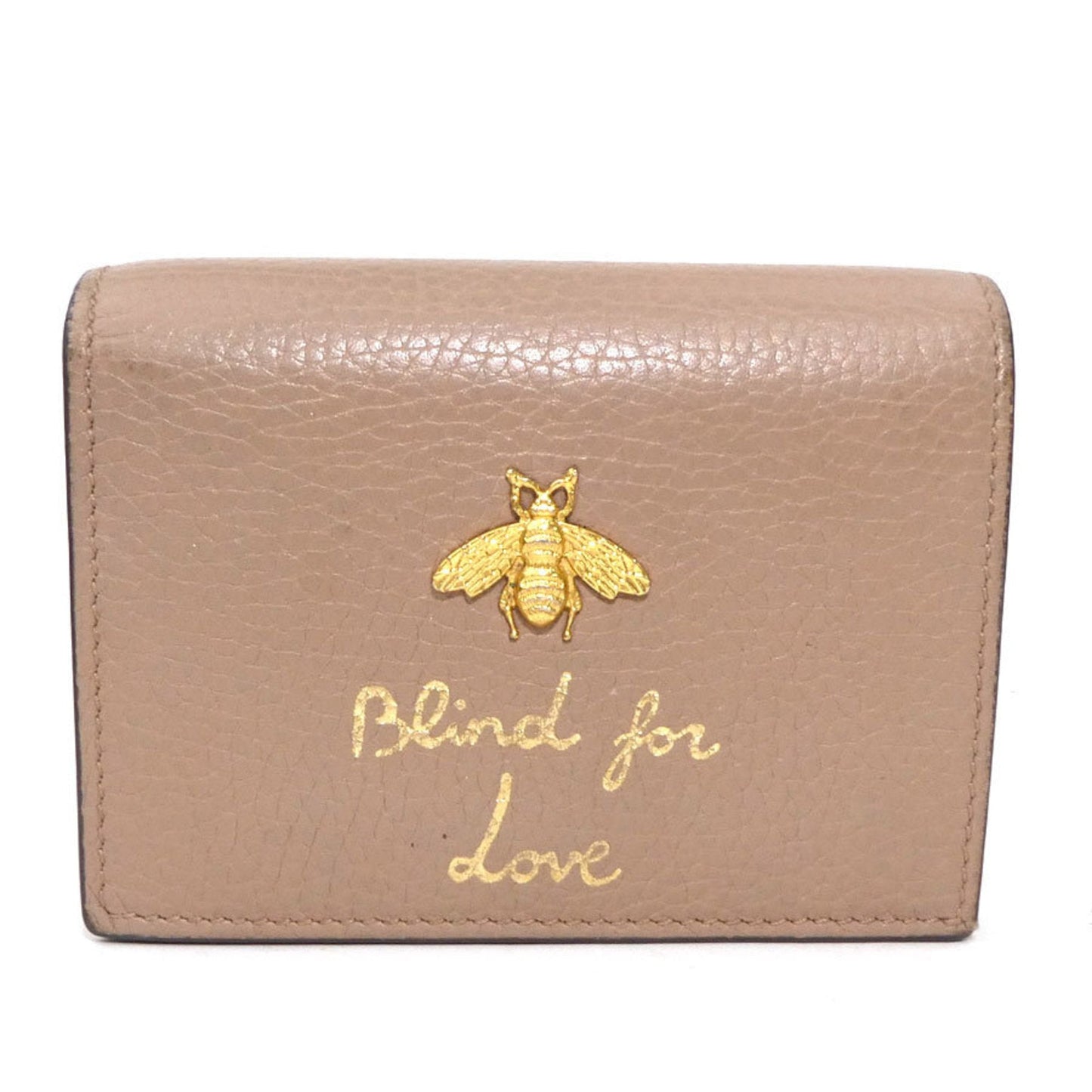 Gucci Beige Leather Wallet (Bi-Fold)