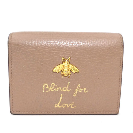 Gucci Beige Leather Wallet (Bi-Fold)