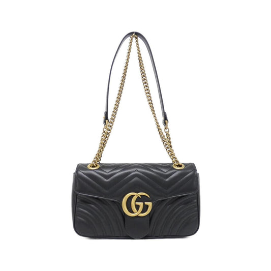 Gucci Black Leather Shoulder Bag