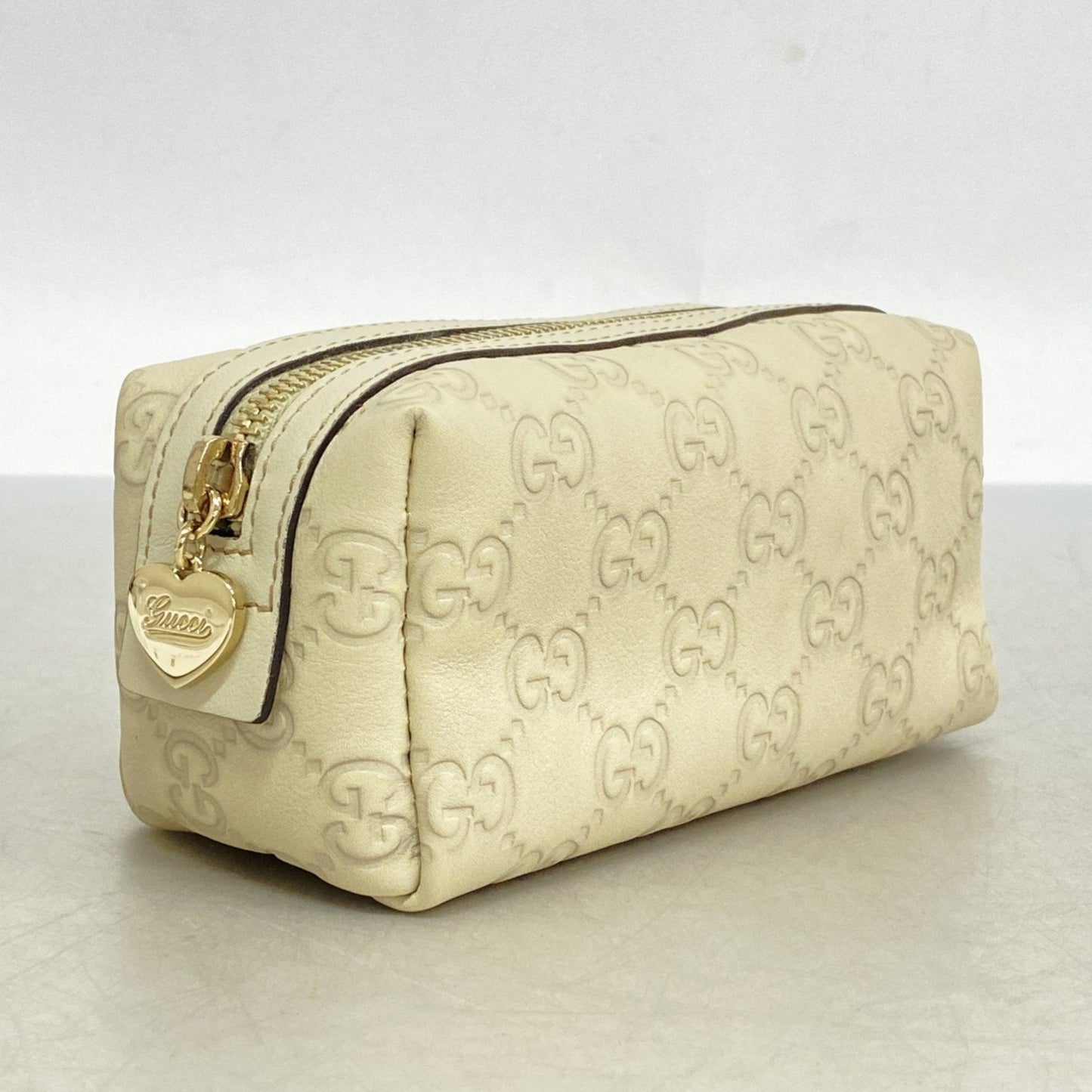 Gucci Beige Leather Pouch